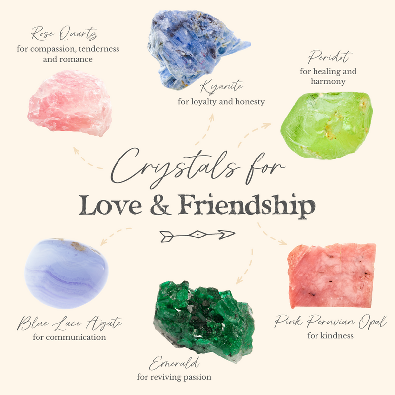 6 Best Crystals for Love and Friendship