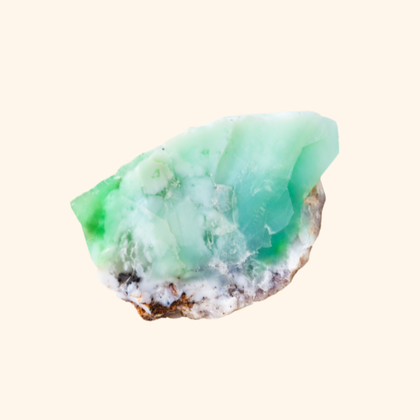 Open Your Heart And Mind With The Positive Energies Of Vivid Green Chrysoprase!⁠ 💚