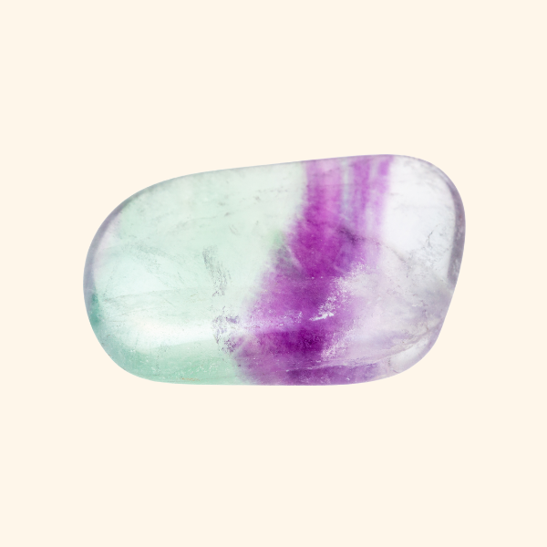 Cleanse Your Mind And Aura With Luminescent Fluorite! 💜🤍💚