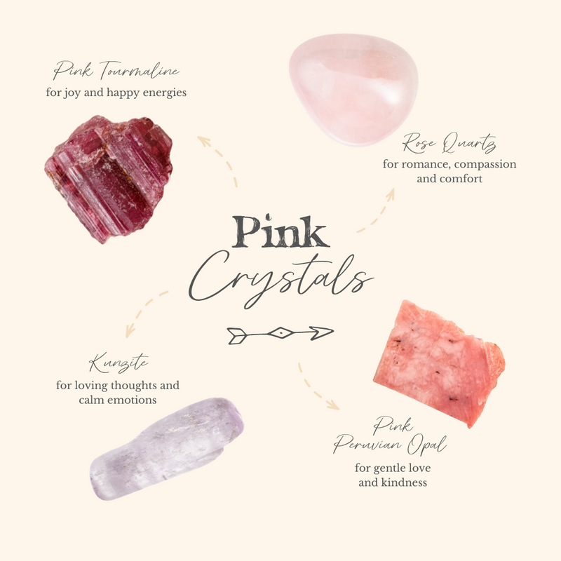 Feel The Loving Energies 💗 Of These Pink Crystals For Joy, Romance And Self-Acceptance!