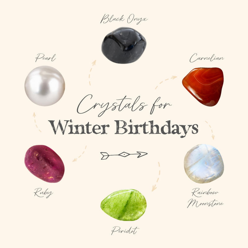 Crystals For Winter Birthdays