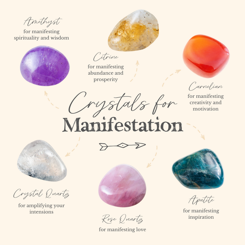 Turn your deepest desires into reality with these energising crystals for manifestation!
