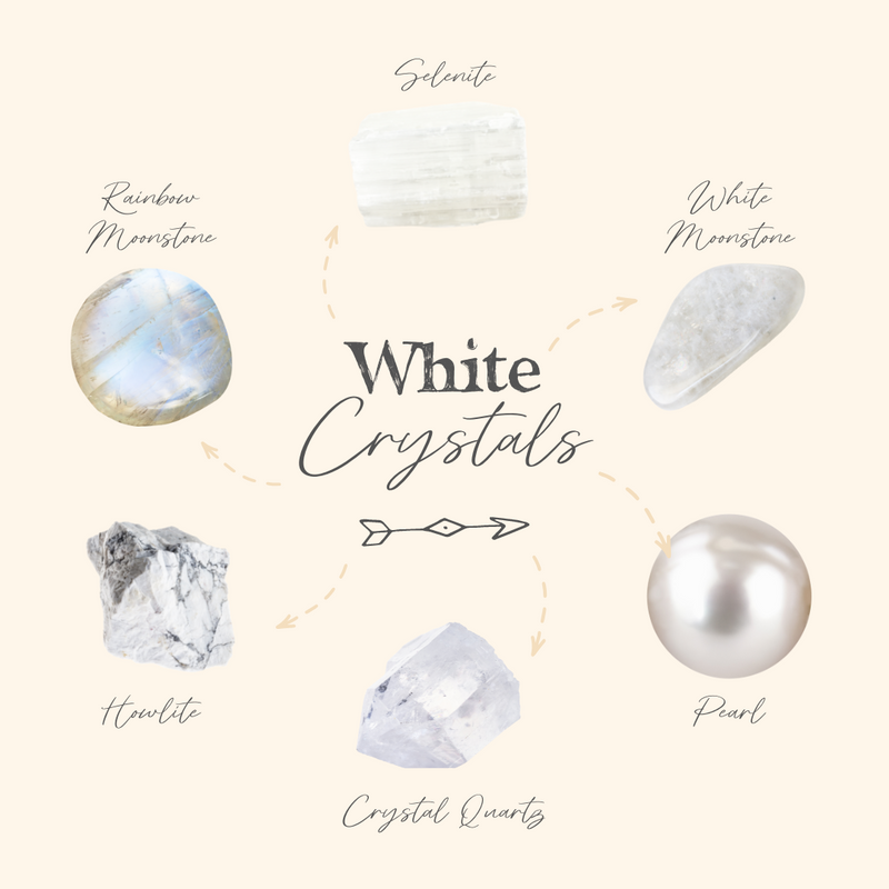 Our Favourite White Crystals For Inspiring Calm, Clarity And Awareness 🤍