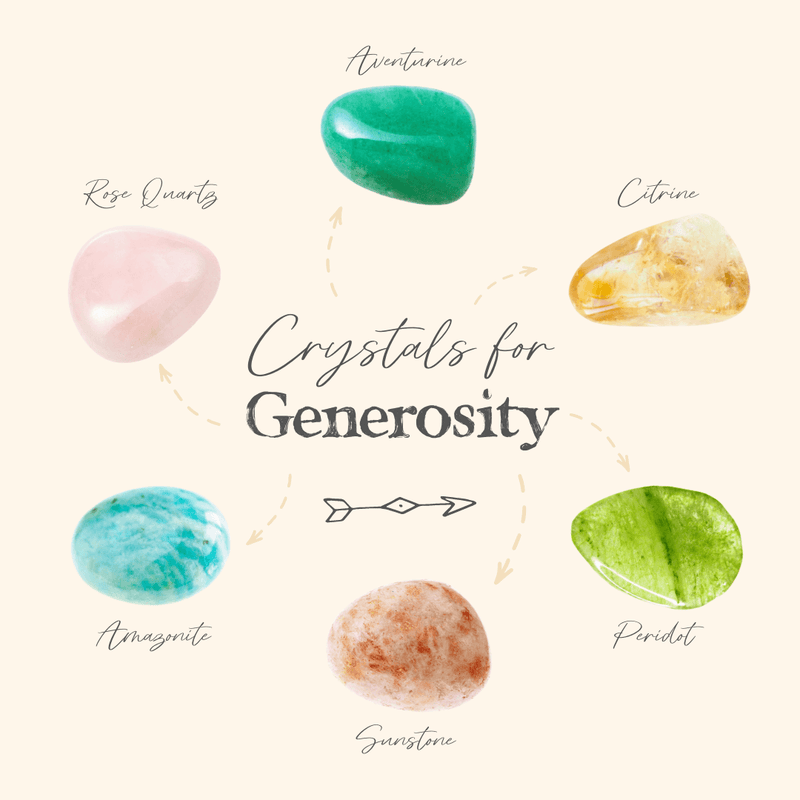 Celebrate The Joy Of Giving With Our Six Favourite Crystals For Generosity! 💝 - Luna Tide Handmade Crystal Jewellery