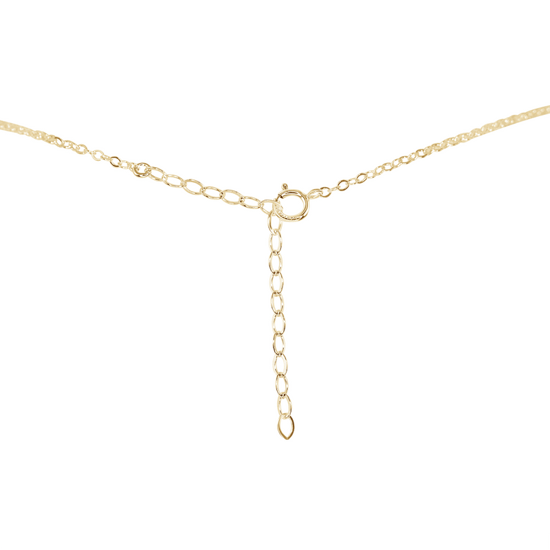 Rose Quartz Beaded Chain Choker Necklace