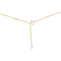 Emerald Gemstone Chain Layered Choker Necklace