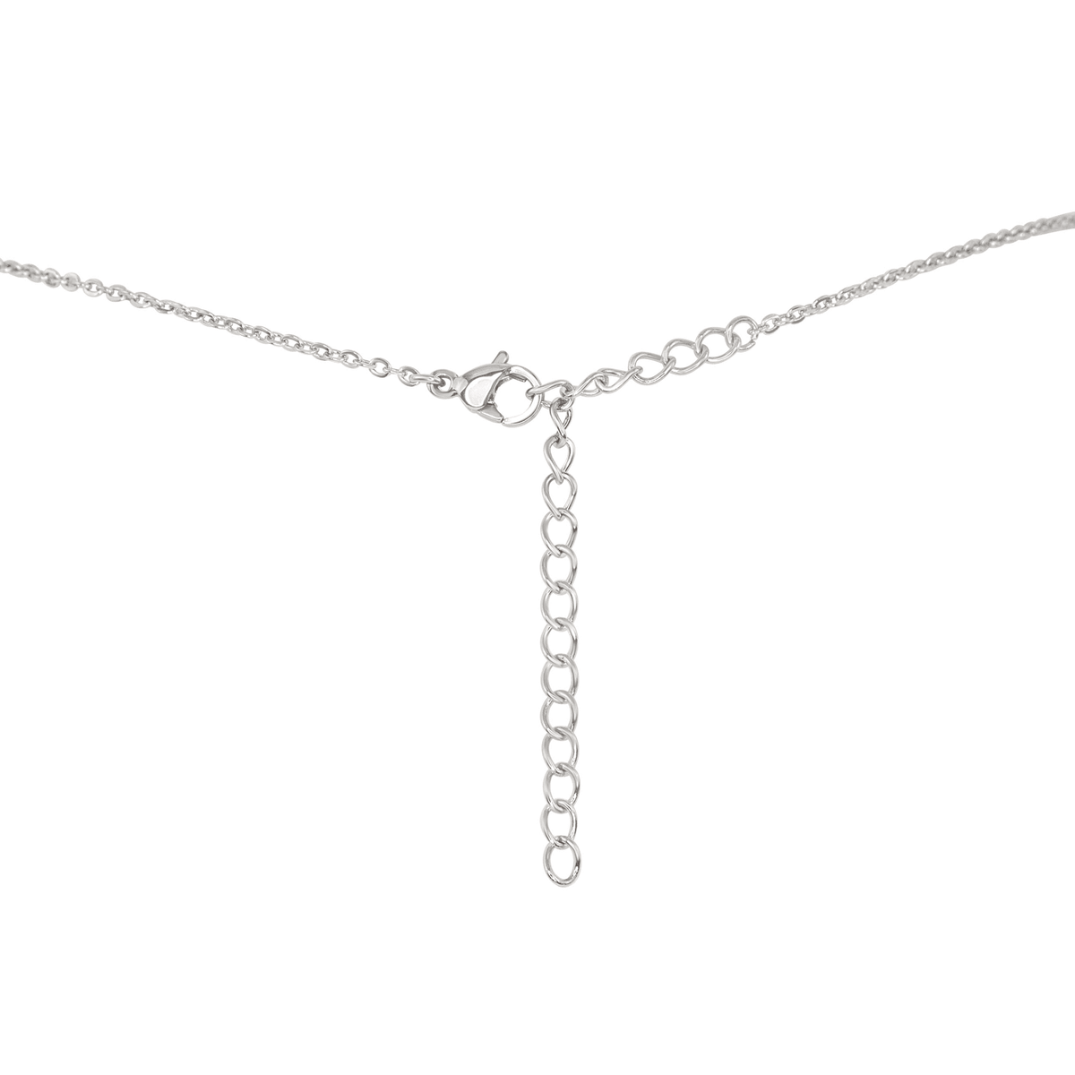Pink Tourmaline Gemstone Chain Layered Choker Necklace