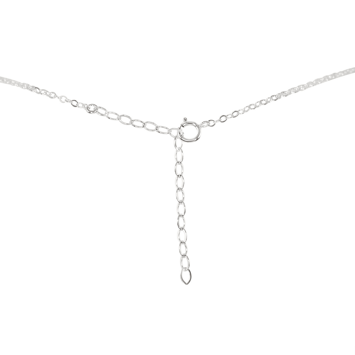 Tanzanite Beaded Chain Choker Necklace