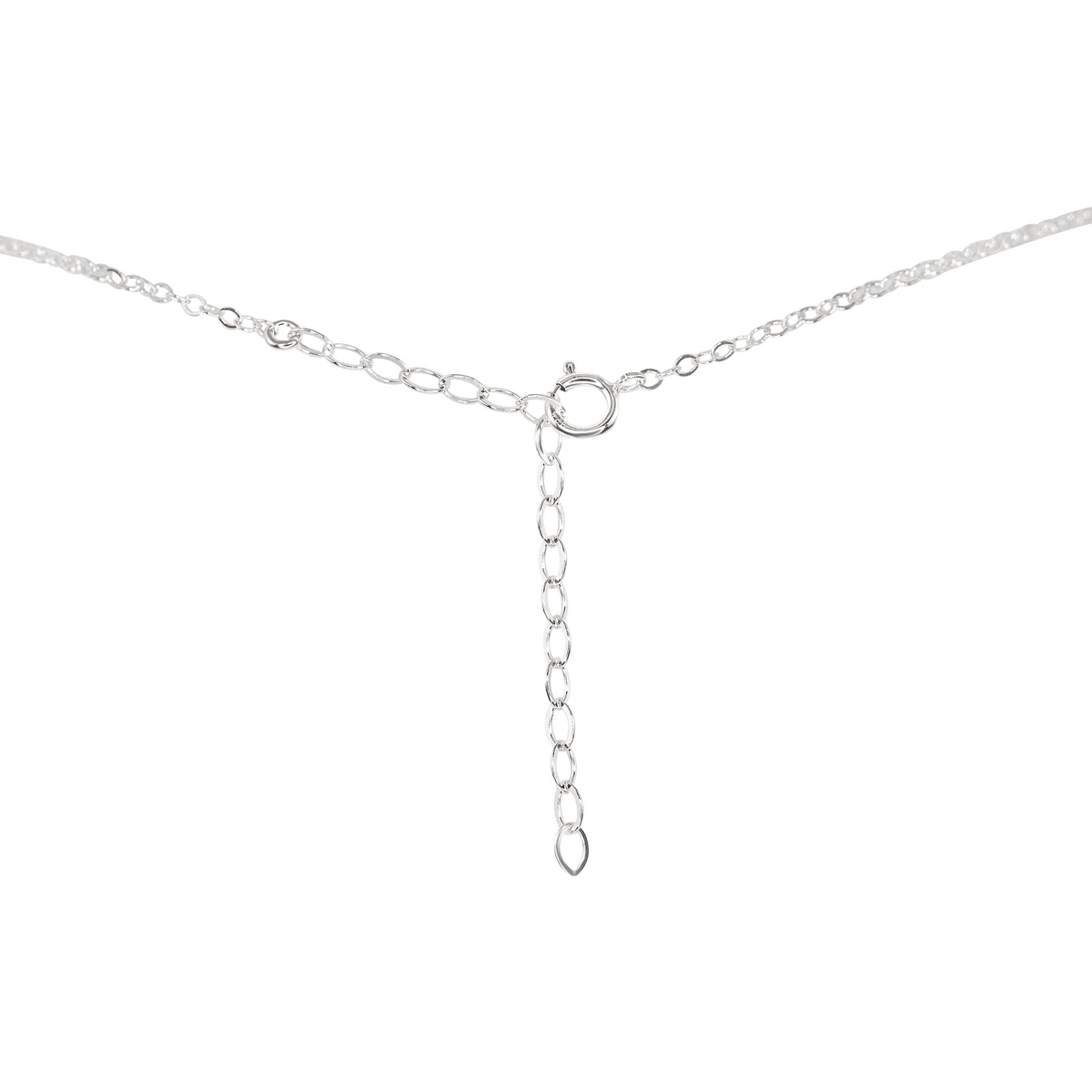 Dainty Sapphire Gemstone Choker Necklace - Dainty Sapphire Gemstone Choker Necklace - Sterling Silver - Luna Tide Handmade Crystal Jewellery