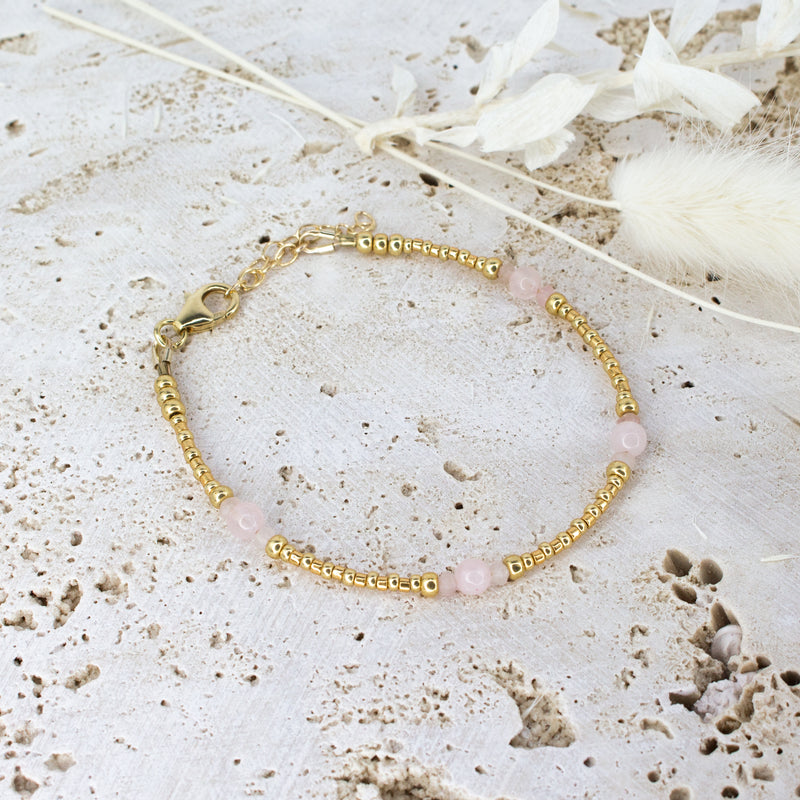 Rose Quartz Ancient Tides Bracelet