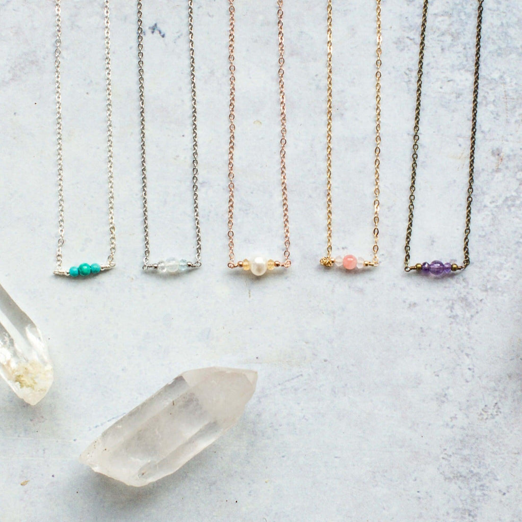 Dainty Choker - Bronze - 14K Gold Fill - Sterling Silver - Stainless Steel - 14K Rose Gold Fill - Luna Tide Handmade Jewellery