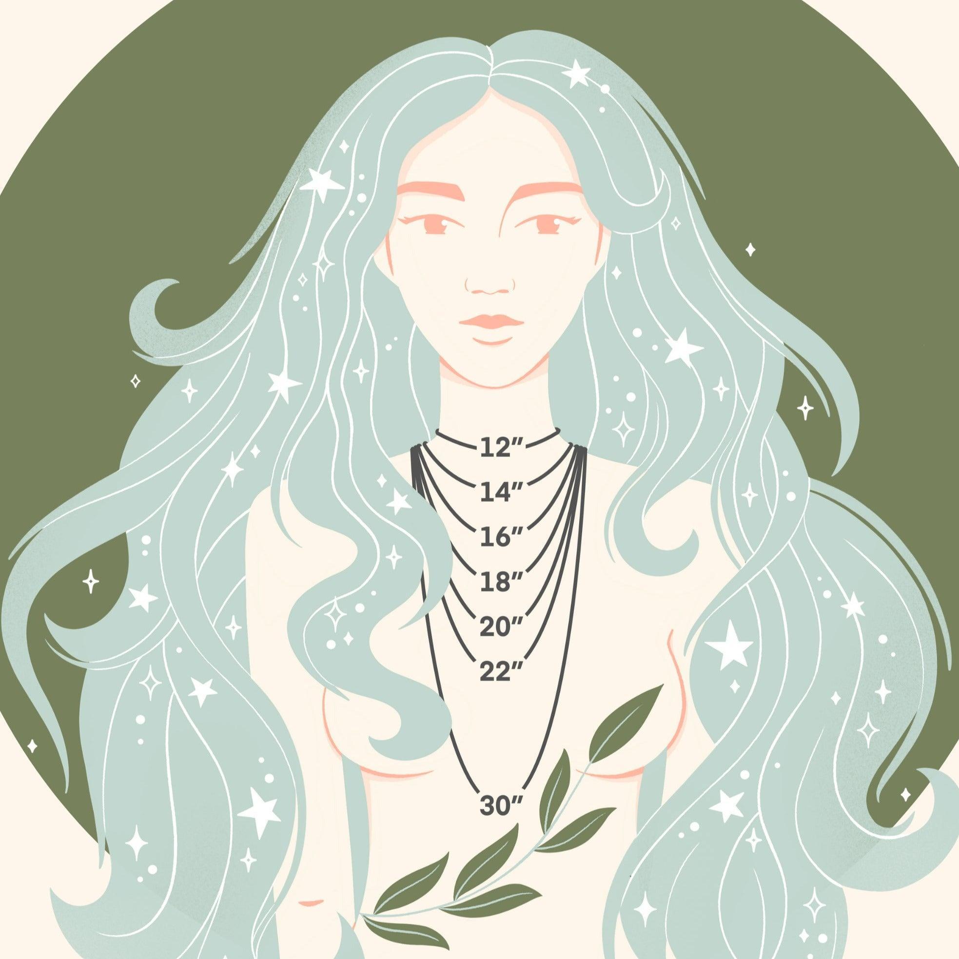 Raw Nugget Lariat - Luna Tide Handmade Jewellery