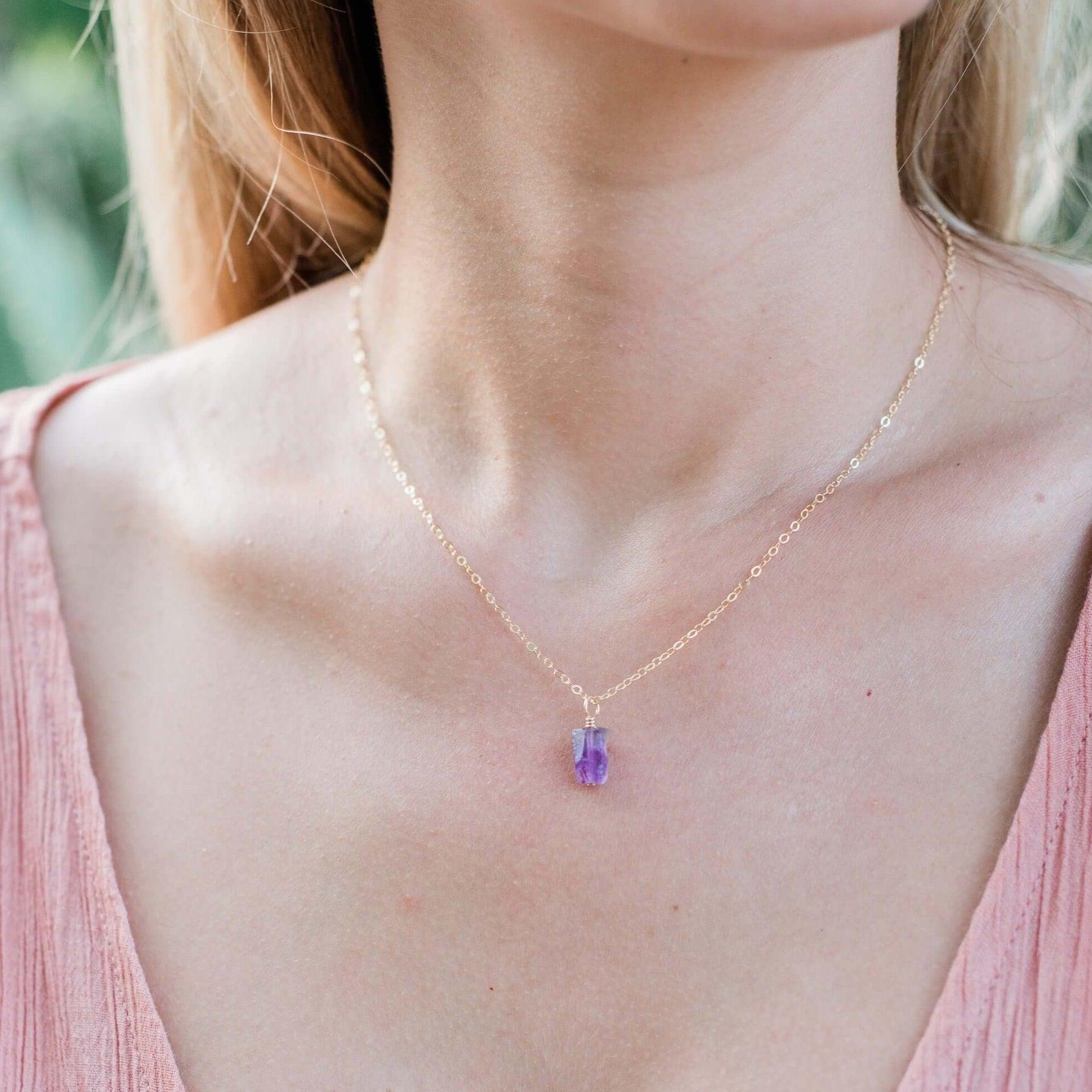 Short crystal necklace store