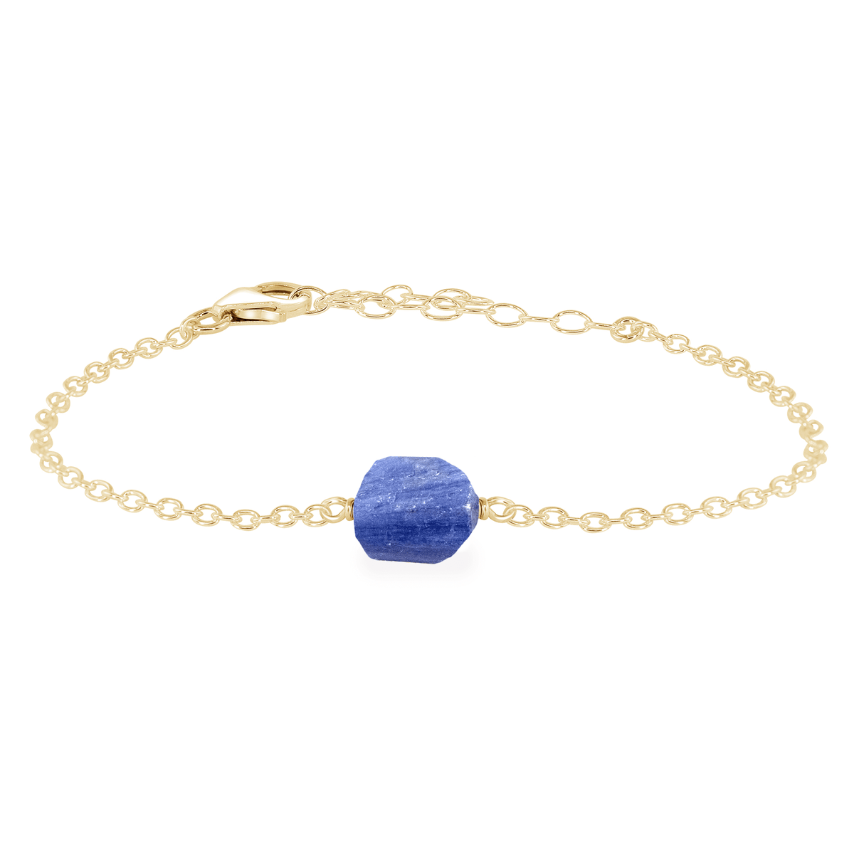 Raw Bracelet - Kyanite - 14K Gold Fill - Luna Tide Handmade Jewellery