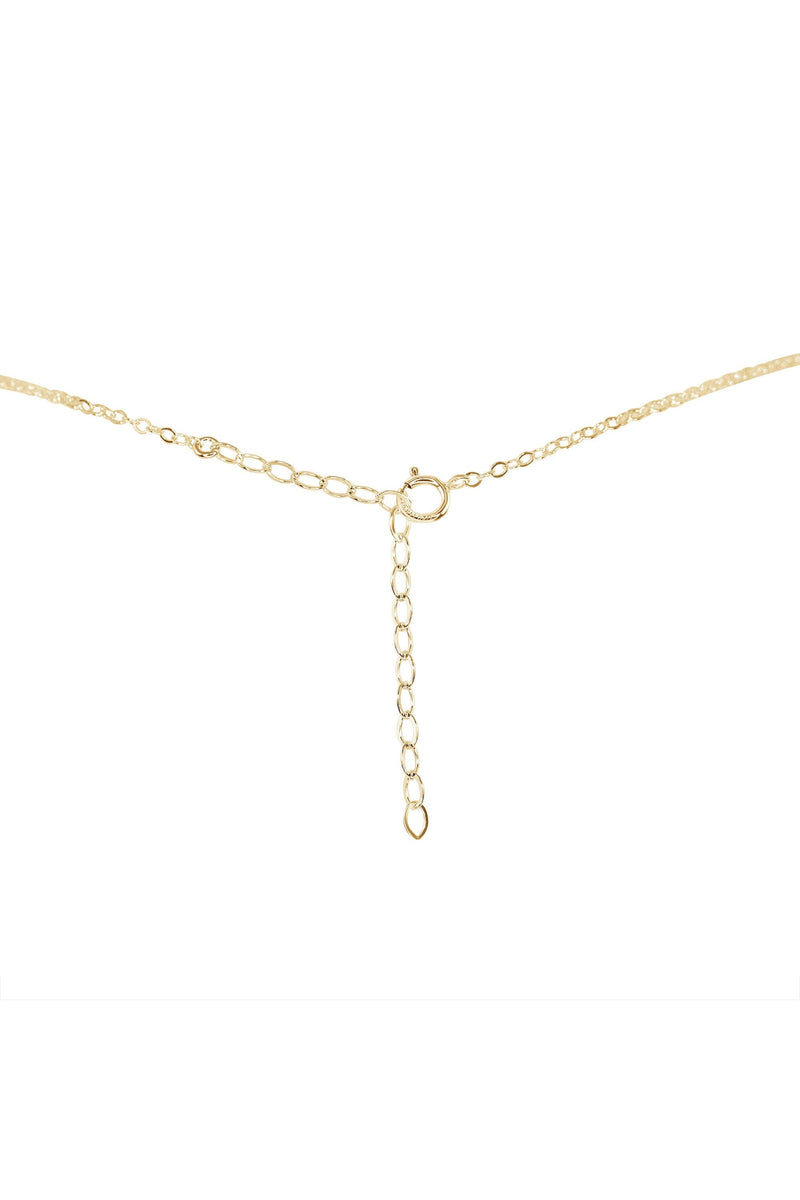 Raw Crystal Pendant Choker - Amethyst - 14K Gold Fill - Luna Tide Handmade Jewellery