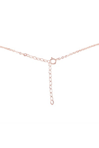 Raw Crystal Pendant Choker - Amethyst - 14K Rose Gold Fill - Luna Tide Handmade Jewellery