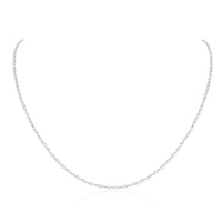 Simple Chain Necklace - Sterling Silver - Luna Tide Handmade Jewellery